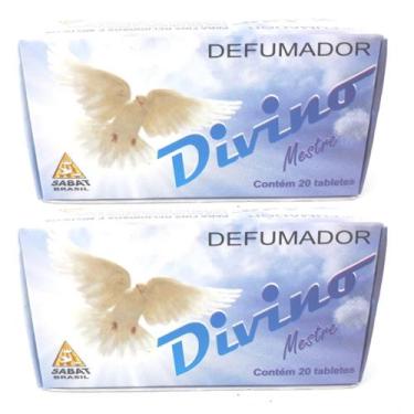 Imagem de Defumador Espiritual Tablete Divino Mestre Defumação Proteção Espiritu