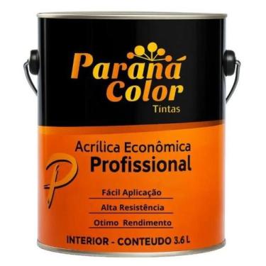 Imagem de Tinta Acrilica Fosca 3,6L Parná Economica Verde Piscina - Parana Color
