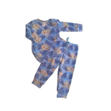 Imagem de Conjunto Body Pijama Elephant - A&A Baby, Azul, P