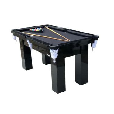 Imagem de Mesa de sinuca bilhar snooker RM3 Engers preta Base Ultra tecido Preto