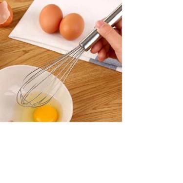 Imagem de Batedor De Ovos e Massas Bolo Inox Resistente - XF