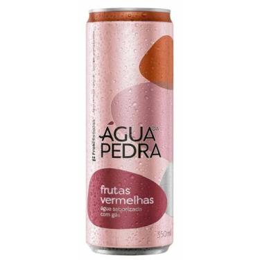 Imagem de Água com Gás Saborizada Frutas Vermelhas Água da Pedra 350ml