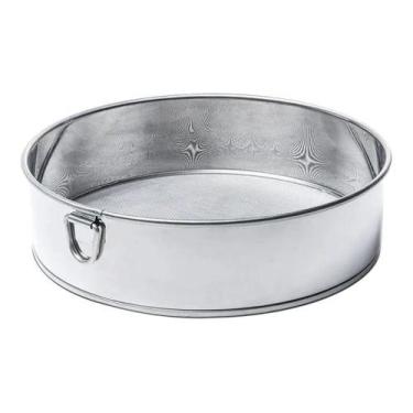 Imagem de Polvilhador/peneira aço inox glace 32cm brinox