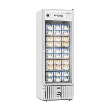 Imagem de Visa Cooler Sorvete Porta Vidro ar Forçado -22ºc 570l Vcs570pvbb Branc