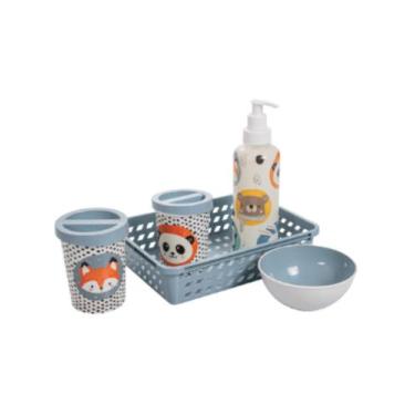 Imagem de Kit Higiene Baby Bichinhos Nórdicos c/ 5 peças - Plasútil