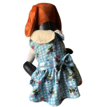 Imagem de Vestido de inverno para cães - Totó & Cia, Azul, 8