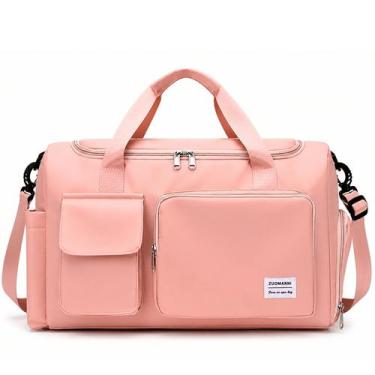 Imagem de Bolsa Mala Viagem 26L Com Porta Tênis Alça Transversal Multifuncional 