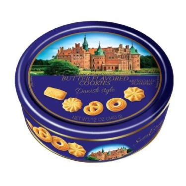 Imagem de Biscoito em Lata Danish Decorada - Santa Edwiges 340g - Sem Marca