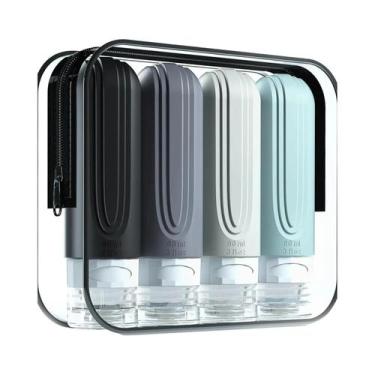 Imagem de Frascos De Silicone Para Cosméticos De Viagem 90ml, Recipientes Reutil