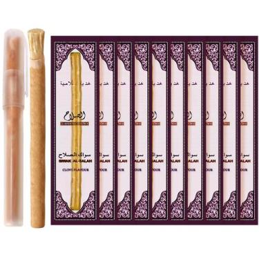 Imagem de Escova de Dentes Miswak SEWAK AL HARAM Kit com 10 Unidades e Suporte