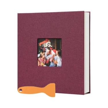 Imagem de Álbum De Fotos Grande Autoadesivo Com 20 Folhas E 40 Páginas, Álbum DI