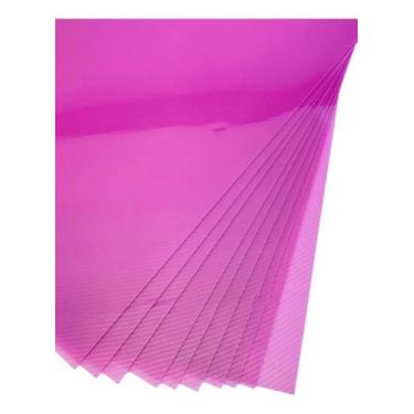 Imagem de Capa P/ Encadernação PP A4 Rosa Line C/ 100 Unid. - Plaspiral