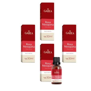 Imagem de Kit 4 Óleo Rosa de Mosqueta 4x30ml Gabea Sabor:Sem sabor - Maltta, Sem