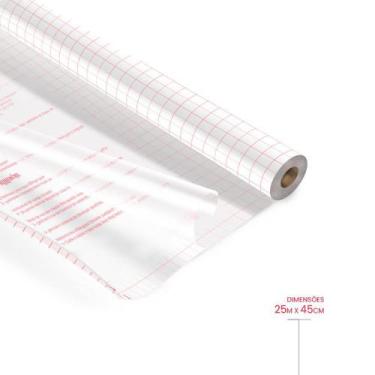 Imagem de Papel Adesivo Contact Transparente Cristal 45cm X 25m - Win Paper