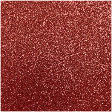 Imagem de Placa Em Eva Com Gliter 40x48cm. Vermelho 2mm. - Pacote com 10, Make+, 9808, Vermelho