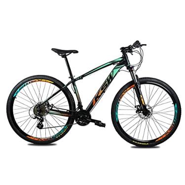 Imagem de Bicicleta Aro 29 KSW XLT Color 24v 7.0 Freio Hidraulico Câmbios Shimano Altus Cubo K7 Suspensão C/Trava - Laranja/Verde 17