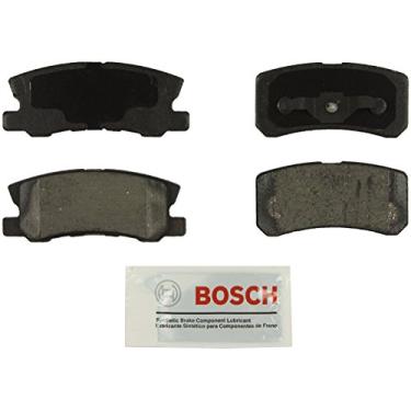 Imagem de BOSCH BE868 Conjunto de pastilhas de freio a disco de cerâmica azul - compatível com Chrysler 200, Sebring; Dodge Avenger, Calibre; Jeep Compass, Patriot; Mitsubishi Endeavor, Lancer, Montero,