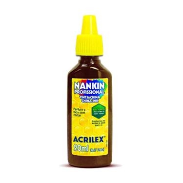 Imagem de Tinta Nankin 20 ml Acrilex Avulso Marrom 531