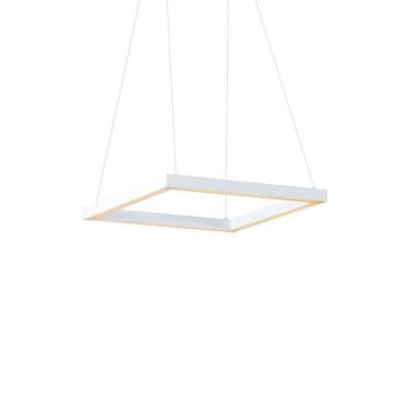 Imagem de Lustre Pendente Newline Fit Led 740 Bivolt Branco 3000K Luz Amarela