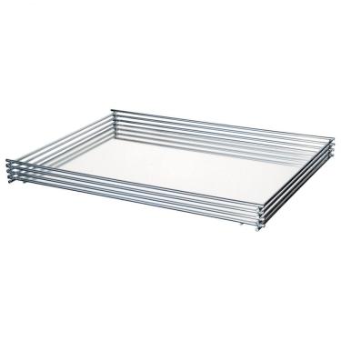 Imagem de Bandeja para Bancada Wire 10 x 20 cm de vidro Espelhado