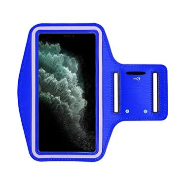 Imagem de Capa de faixa de braço de corrida esportiva para iPhone 13 X XR XS 12 mini 11 Pro Max 8 7 6 6S Plus SE 2022 2020 5 5S 4 Suporte para academia de treino, azul escuro, para iPhone 5 5S 5C