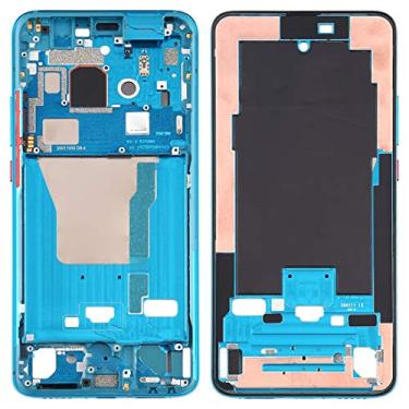 Imagem de HONGYAN Peças de substituição de telefone celular Placa de moldura de estrutura LCD da casa frontal com teclas laterais para Xiaomi Redmi K30 Pro Acessórios telefônicos