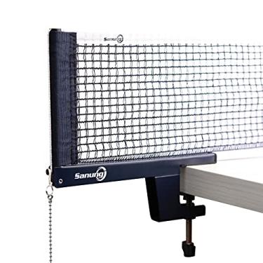 Imagem de Sanung Suporte de rede de bola de tênis de mesa portátil tamanho padrão internacional adequado para treinamento interno e externo Competição profissional
