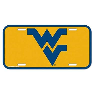 Imagem de Placa de licença de plástico Wincraft West Virginia Mountaineers