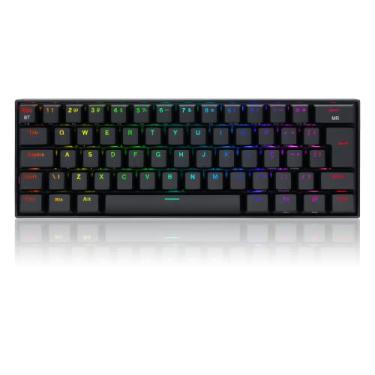 Imagem de Redragon TECLADO MECANICO GAMER DRACONIC PRO RGB PTO SWITCH MARRON ABNT2, Preto
