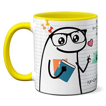 Imagem de Caneca Feliz Dia Professor Química Legal Presente Criativo (Amarela)