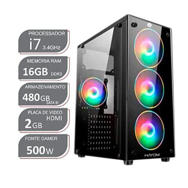 Imagem de Cpu Gamer Intel Core I7 +16gb+ssd 240gb + Placa De Video 2gb