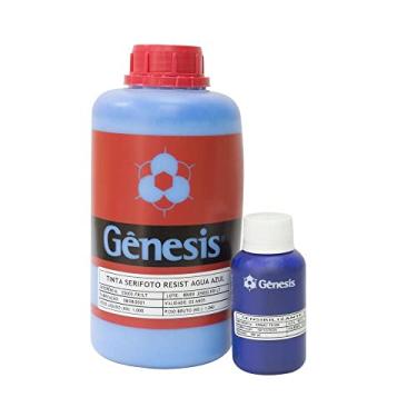 Imagem de Emulsão para Serigrafia Gênesis Serifoto Azul Resistente a Água com Sensibilizante (900ml)