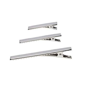 Imagem de Alligator Hair Clip 30 Pcs Flat Top wth Teeth Single Prong Metal Clips Hairbow Accessory for Arts Crafts Projects, Hair Care