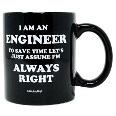 Imagem de Canecas de café engraçadas da Funny Guy Mugs, I Am An Engineer, 11 Ounce