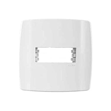 Imagem de Placa 4X2 1 Modulo Horizontal Com Suporte- Modular Slim