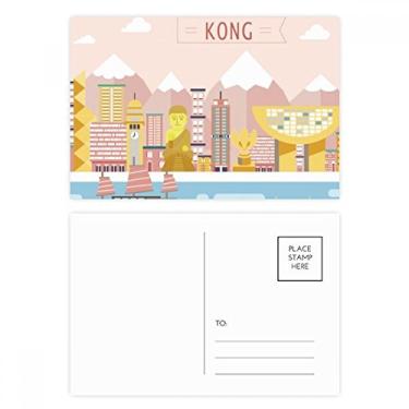 Imagem de Conjunto de cartão postal tradicional de Hong Kong para envio de aniversário cartão de agradecimento