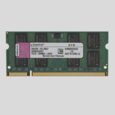 Imagem de Memória Kingston Ddr2 2gb 800 Mhz Notebook 16 Chips 1.8v