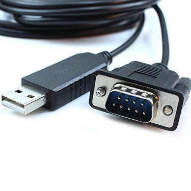 Imagem de Washinglee Cabo de controle USB para DB9 para montagem Skywatcher EQ6 e NEQ6, para montagem Orion Atlas EQ-G. 1,8 m