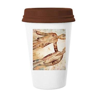 Imagem de Maio de Junho Gêmeos Constelação Zodíaco Caneca Café Copo Cerâmica Copo