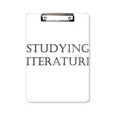 Imagem de Pasta de prancheta para estudar, literaturas, pasta, bloco de escrita A4