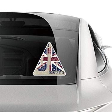 Imagem de DIYthinker Adesivo de carro com a bandeira da União Jack do Rei de Londres, Reino Unido, para motocicleta