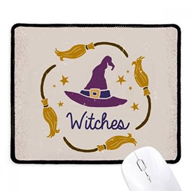 Imagem de Tapete de borracha para jogos de Halloween com estampa de desenho roxo