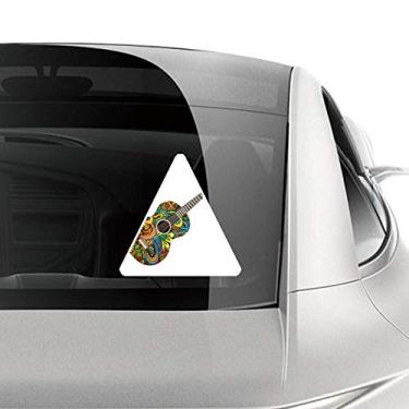 Imagem de Adesivo de guitarra com estampa de instrumento musical para carro, motocicleta, bicicleta, bagagem