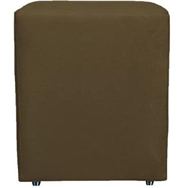 Imagem de Puff Quadrado CUBO Banqueta Decorativo UTILIZE (Marrom)