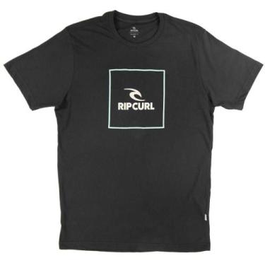 Imagem de Camiseta Rip Curl Corp Icon Tee Preto - Masculino
