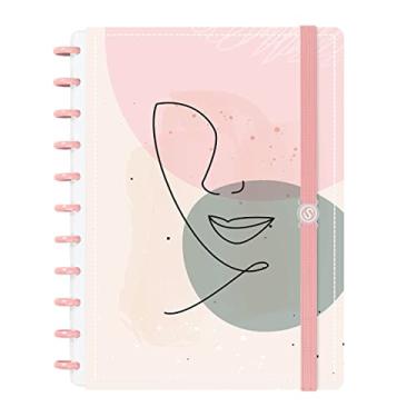 Imagem de Caderno De Disco ISCOOL Inteligente Face Linear Rosa G