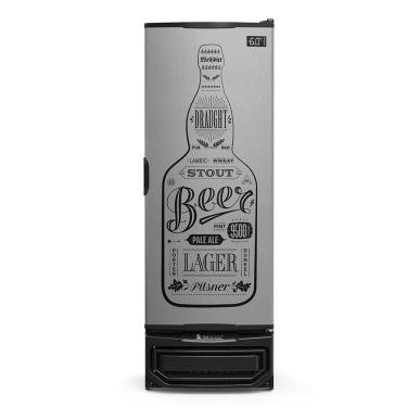 Imagem de Refrigerador de Bebidas Gelopar Vertical 410 Litros Inox 220V GRBA-400