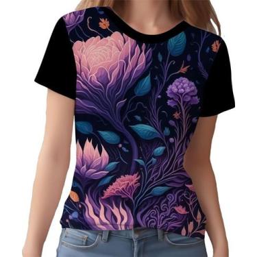 Imagem de Camisa Camiseta Estampa Art Floral Flor Natureza Florida 8 - Enjoy Sho