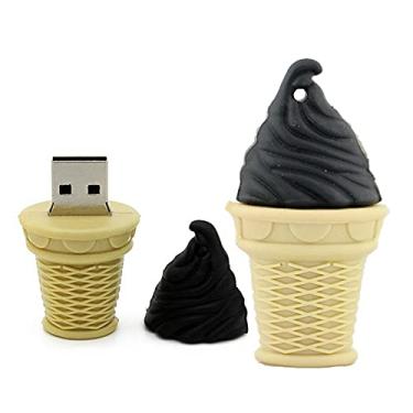 Imagem de OneSquareCore 32 GB Ice Cream Shape 2.0 unidade flash unidade flash USB Memory Stick unidade Thum unidade USB unidade flash USB disco em U disco de lápis unidade USB PenDrive disco USB (preto)