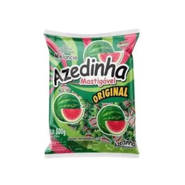 Imagem de Bala Mastigável Icekiss Azedinha Melancia Cory 500g